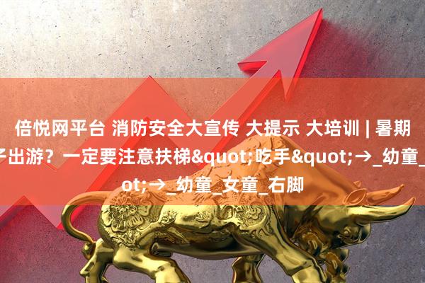 倍悦网平台 消防安全大宣传 大提示 大培训 | 暑期计划带孩子出游？一定要注意扶梯"吃手"→_幼童_女童_右脚