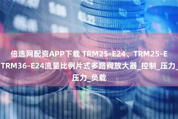 倍选网配资APP下载 TRM25-E24、TRM25-E12、TRM36-E24流量比例片式多路阀放大器_控制_压力_负载